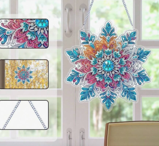 Preview: Diamond Painting Schneeflocke